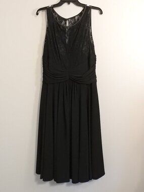 Jessica Howard Black Evening Dress, Size 12